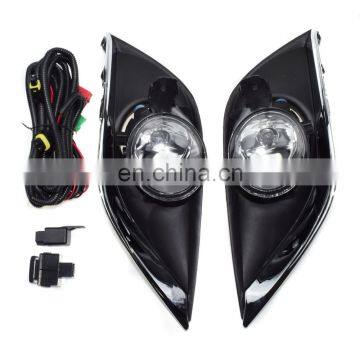 1 Set Clear Lens Fog Lights with Bezel Wiring Switch Relay 622576W80A NI1038134 for Nissan Versa 2015 2016 2017