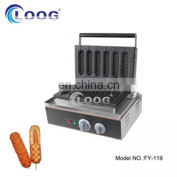 Free Shipping Industrial Waffle Hot Dog Maker Electric Stick Waffle Baker Machine