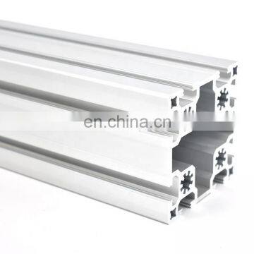 Anodized blue silver woodworking extruded aluminum t track t-slot ttrack profile extrusion