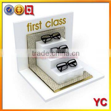 New trapezoid tabletop acrylic eyewear holder