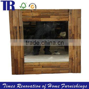 Recycle Elm Mirror,Square Mirror,Splice Elm Mirror