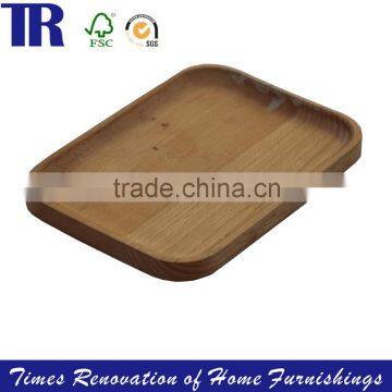 Solid Wood Square Tray,Food Tray Plate,Natural Fruit Tray Plate