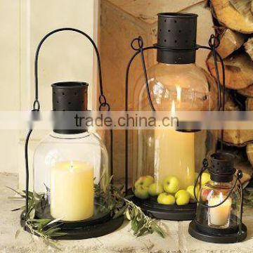 Iron T Light Candle Lantern