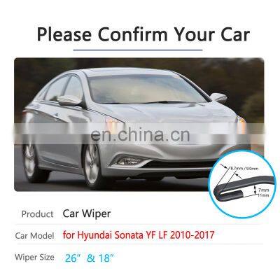 Car Wiper Blade for Hyundai Sonata YF LF 2010~2017 Car Wiper Blade Windscreen Windshield Wipers Car Accessories 2011 2012 2013 photo-2