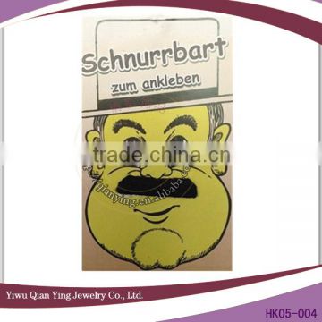 funny black party fake beard moustache for sale