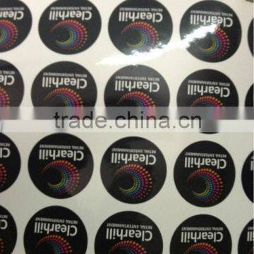 Factory direct custom transparent die cut vinyl stickers with high quality