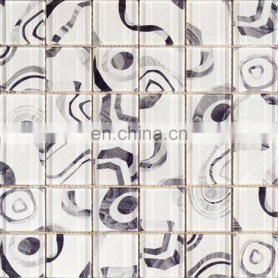 48*48mm Chips size Glass mosaic China Supplier JBN Ceramics