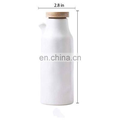 White Black Ceramic Seasoning Cooking Olive Oil Soy Sauce Cruet Bottle Herb & Spice Tools photo-2