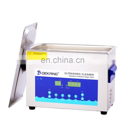 120W 4.5 Liter Dual-bands Ultrasonic Cleaner with Timer and Heater Degas Intensive and Gross Rinse