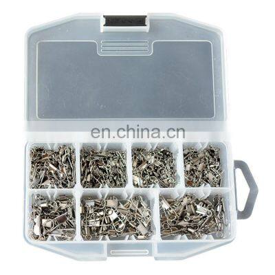 300pcs/ Set Fishing Snap Rolling Barrel Swivel Connector Pin Set