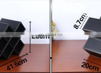 Factory Wooden MDF pu Display Red Wine Bottle Rack photo-4