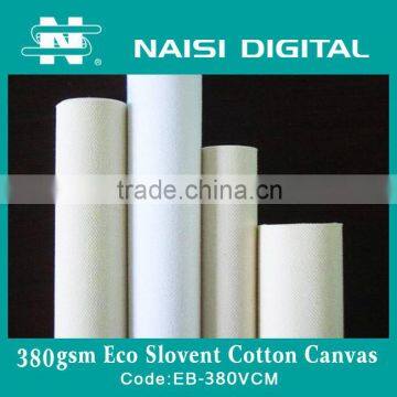 380gsm Wide Format Inkjet Pure Cotton Canvas Roll for Eco Solvent Ink photo-2