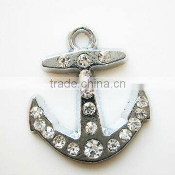 DIY rhinestone Anchor pendant (SH-089)