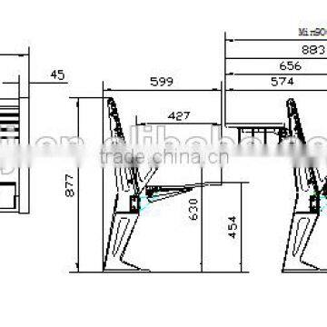 Own Patent School Furniture Classroom Table and Chair TC-964-1-V for Student photo-3