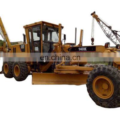 USA 140K motor grader low price, Caterpillar 140K motor grader for road construction