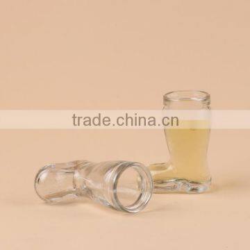 40ml Boot Shape Clear Glass Cup Wine Cup Couple photo-2