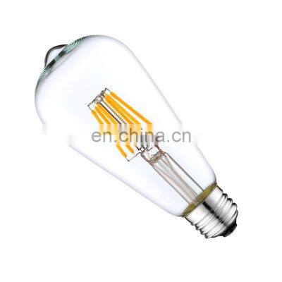 Decorative Dimmable LED Bulb Chandelier Light ST64 A19 2W 4W 6W 8W E14 E27 C35 C37 Filament Bulb photo-2