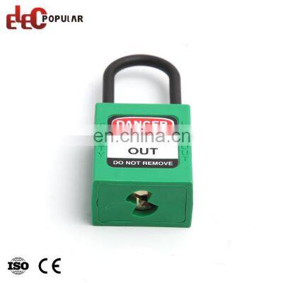 High Quality Steel Plated Chromium Thin Shackle Pad Lock Safety Padlock photo-3