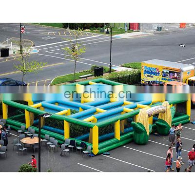 Amazing outdoor inflatable labyrinth maze,Large professional inflatable maze obstacle course for sale