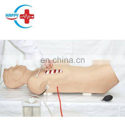 HC-S508 Medical Electronic Patient Simulation,Thoracic closed drainage training Model/Manikin