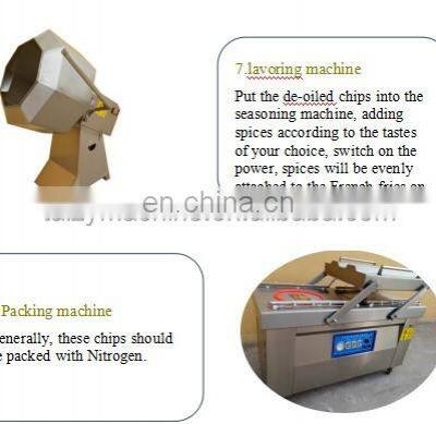 Semi Automatic Small Scale Frozen Potato Flakes Chips Processing Plant Making Machines French Fries Production Line photo-5