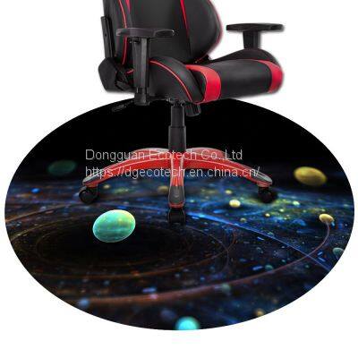 Non Slip Natural Rubber Foam Gaming Floor Protecting Gaming Zone Chair Mat Desk Mat Office Rolling Chair Mat photo-5