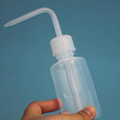 PFA Washing Bottle GL25 Standard Mouth 125ml Electronic Grade Clean Bottle Corrosion Resistance photo-2