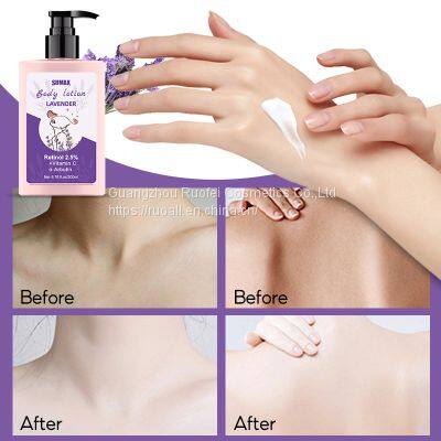 Private Label Lavender Shea Nut Body Lotion Cream Moisturizing Whitening Soothing Brightening Body Skin For Women photo-4