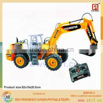 6 Channels Plastic Excavator Truck--S6016-1