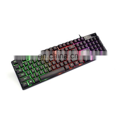 Low MOQ Free Gaming Keyboard and Mouse Gaming Pc LED Usb Customized Logo Standard Computer Accessories Stock Wired Ultra Thin