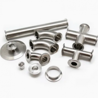 Sanitary Stainless Steel Pipe Fittings Tube Fittings/Elbow/Ferrule With 3A SS304 SS316L 90 Degree Bw Seamless Elbow Pipe Fittings photo-4