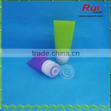 BPA free empty silicone travelling portable cosmetic bottle,silicone cream lotion bottle
