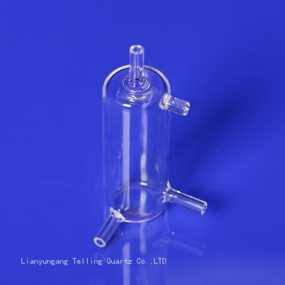 Customized Quartz Glass Overflow Tube Quartz Parts for High-precious Instruments