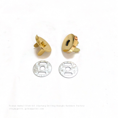18MM hanging golden half cover ordinary magnetic button