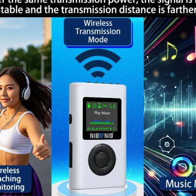 NIORFNIO NIO-T600B Portable Multimedia FM Transmitter, Bluetooth 5.0 Monitoring Bluetooth Headset MP3 Player photo-4