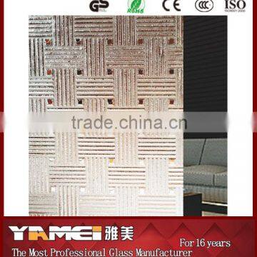 New Design ! New design acid etched sheet glass