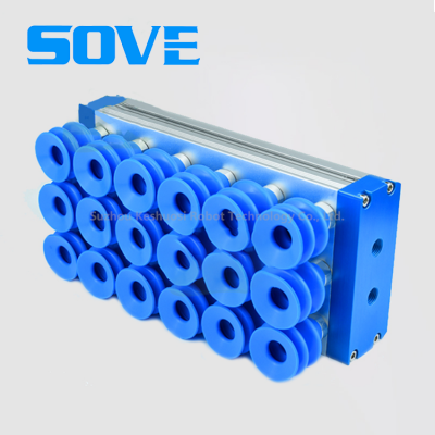 SOVE Integrated Vacuum Suction Cup 130*271~1100-X-D40 Silicone Suction Cup Pneumatic Accessory for Logistics Warehousing Packaging Palletizing photo-2