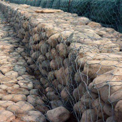 Customized PVC Coated Gabion for Erosion Control 60x80mm Mesh Size photo-2