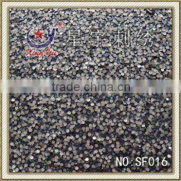 100% Embroidery Wholesale Sequin Lace Fabric
