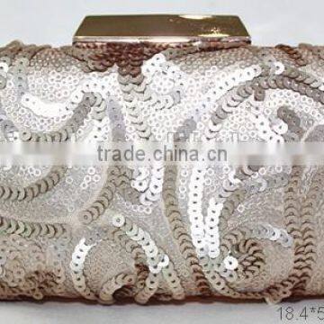 Clutch Style and beaded Material bead women clutch bag