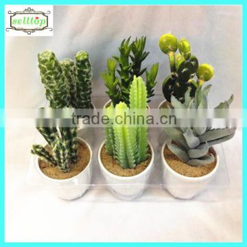 22cm new design hot sale artificial indoor cactus plants