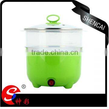 2 layer food steamer electric plastic food steamer cheap price