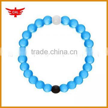 Beautiful silicone transparent bead wristband for women                        
                                                Quality Choice