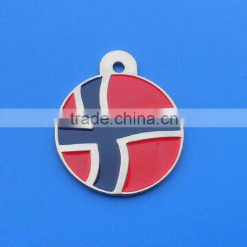 Latest Souvenir National Flag Metal Dog Tag For Promotional Gifts