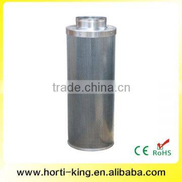 Hydroponic Odor Control Carbon Filter For Grow Room Inline Fan
