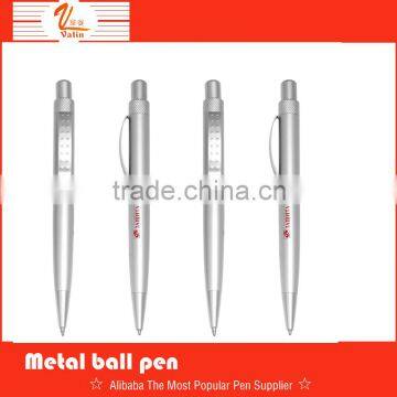 2014 HOT SALE Promotional Silver Metal Ballpoint Pen