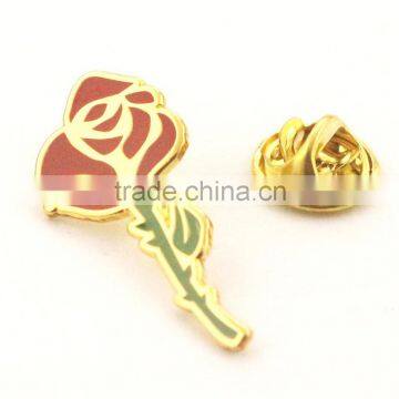 China factory making metal flower lapel pin