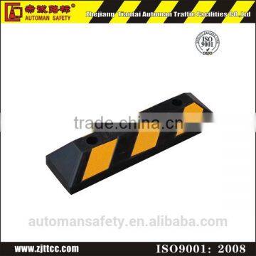 High Visibility Rubber Vehicle Wheel Stoppers