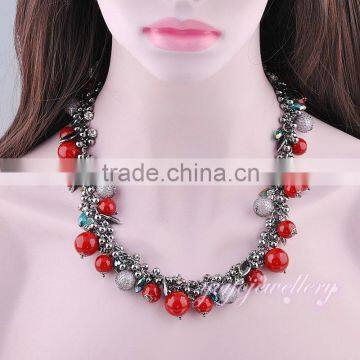 Hi Quality Latest Design Pearl Fancy Beaded Necklace photo-6