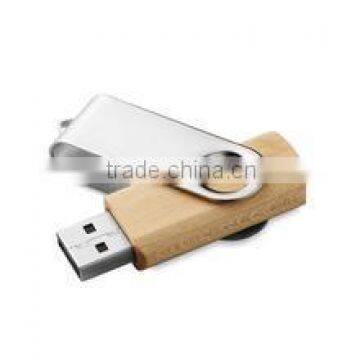 Low Cost Promotion Gift Swivel Wooden Usb Pen Drive With Custom Logo Printing, Laser Engraving and Optional Capacity 1G-64G photo-2